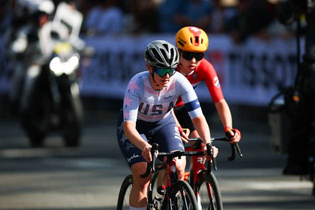 2026 UCI Road World Championships Picture by Vaughn Ridley SWpix.com - 26 09 2026 - Cycling - 2026 UCI Road World Championships - MontrÃ al, Canada - Women Elite Road Race - Natalie Quinn (USA) Copyright: x xSWpix.comx(t axPhotographyxHubxLtd)xVaughnxRidley SWpix.comx SWP-3521-4021