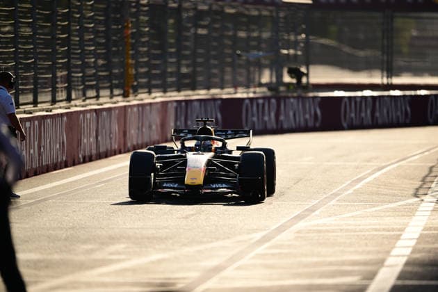 F1 Grand Prix of Azerbaijan Max Verstappen of Red Bull Racing celebrates his second place during the Formula 1 Azerbaijan Grand Prix at the Baku City Circuit in Baku, Azerbaijan, on September 26, 2026. Baku Caucasus Azerbaijan  Copyright: xAndreaxDiodatox originalFilename:diodato-azerbaij260926_npQzf.jpg