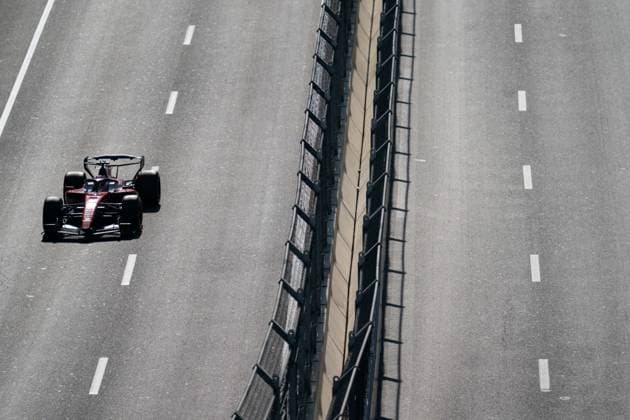 September 26, 2026, Baku, Azerbaijan: Monegasque driver CHARLES LECLERC (Scuderia Ferrari) drives during the F1 Grand Prix of Azerbaijan at Baku City Circuit in Baku, Azerbaijan. Formula 1 2026: Azerbaijan Grand Prix - Russell Wins  - ZUMAg147 20260926_fap_g147_001 Copyright: xJamesxGasperottix
