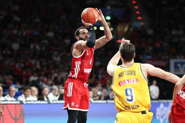 Duane Washington Jr., FC Bayern Basketball, 04 GER, FC Bayern Basketball vs. Alba Berlin, Basketball, easycredit Basketball Bundesliga, Matchday 23, 2026–2027 Season, September 26, 2026, GER, FC Bayern Basketball vs. Alba Berlin, Basketball, easycredit Basketball Bundesliga, Matchday 23, 2026–2027 Season, September 26, 2026, Munich Copyright: xEibner-Pressefoto JennixMaulx EP_JML