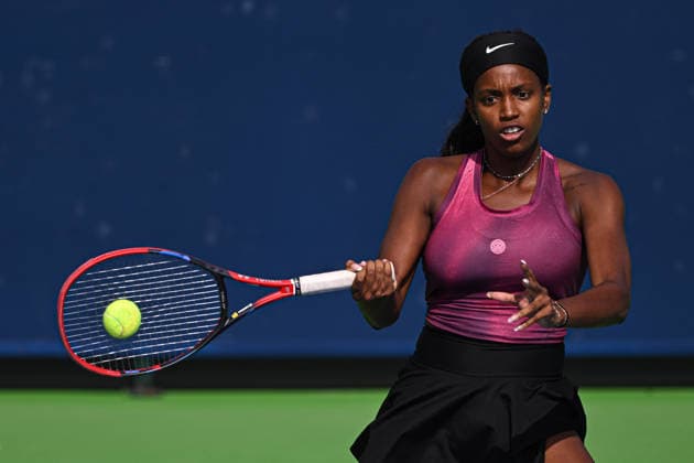 Ankara Open WTA, Tennis Damen 125 Tennis Tournament ANKARA, TURKIYE - SEPTEMBER 26: Polish Weronika Falkowska (not seen) and American Alana Smith compete against Slovenian Dalila Jakupovic (not seen) and Swiss Naima Karamoko (not seen) during the doubles final of the Turk Telekom Ankara Open WTA 125 tennis tournament hosted by Topspin Tennis Academy Bilkent in Ankara, Turkiye, on September 26, 2026. Harun Ozalp Anadolu Ankara Turkey. Editorial use only. Please get in touch for any other usage.  Copyright: x2026xAnadoluxHarunxOzalpx