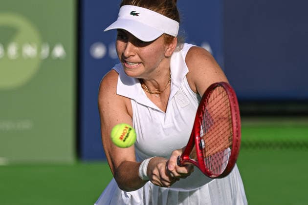 Ankara Open WTA, Tennis Damen 125 Tennis Tournament ANKARA, TURKIYE - SEPTEMBER 26: Berfu Cengiz and Deniz Dilek (not seen) compete during the singles semifinal of the Turk Telekom Ankara Open WTA 125 tennis tournament hosted by Topspin Tennis Academy Bilkent in Ankara, Turkiye, on September 26, 2026. Harun Ozalp Anadolu Ankara Turkey. Editorial use only. Please get in touch for any other usage.  Copyright: x2026xAnadoluxHarunxOzalpx