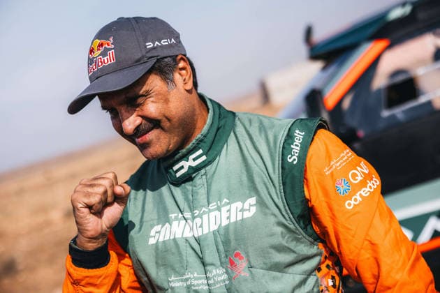 W2RC - RALLYE DU MAROC 2026 AL ATTIYAH Nasser (qat), Dacia Sandrider, The Dacia Sandriders, FIA W2RC, ULT T1+, portrait during the General Briefing of the Rallye du Maroc 2026, 4th round of the 2026 WR2C Championship from September 27, 2026 in Agadir, Morocco - AgadirMorocco  Copyright: xDamienxSaulnierx