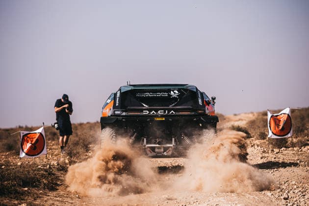 W2RC - RALLYE DU MAROC 2026 299 AL ATTIYAH Nasser (qat), LURQUIN Fabian (bel), Dacia Sandrider, The Dacia Sandriders, FIA W2RC, ULT T1+, action during the General Briefing of the Rallye du Maroc 2026, 4th round of the 2026 WR2C Championship from September 27, 2026 in Agadir, Morocco - AgadirMorocco  Copyright: xDamienxSaulnierx
