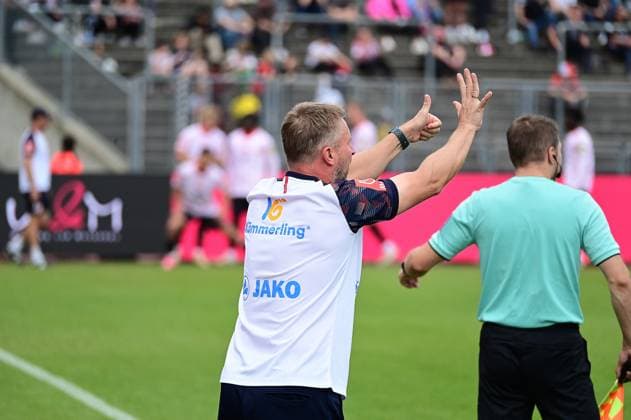 September 26, 2026 xkhx Kassel, Auestadion, Regionalliga Südwest, 2026–2027 Season, KSV Hessen Kassel vs. FSV Mainz 05 II, Coach Benjamin Hoffmann, FSV Mainz 05 II