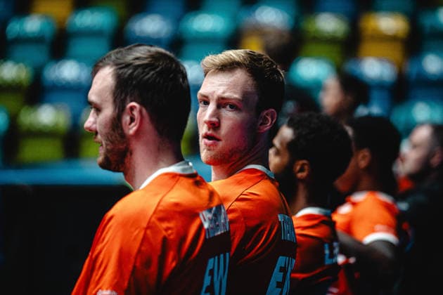 September 26, 2026, xhfmx, easyCredit BBL Basketball League, Frankfurt Skyliners vs. Rasta Vechta; Vechta players warming up in Frankfurt am Main