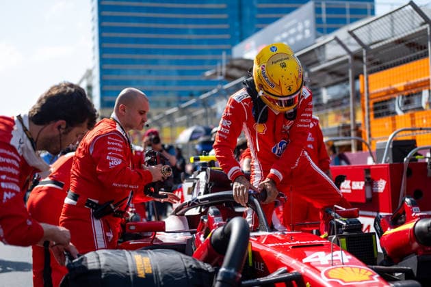 September 26, 2026, AZE, Motorsports, FIA Formula 1 World Championship, 2026 Season, Baku City Circuit, Azerbaijan Grand Prix, Lewis Hamilton, Scuderia Ferrari, HP, United Kingdom, 44th on the starting grid, Baku, Baku City Circuit, Azerbaijan Copyright: xNordphoto Memmlerx