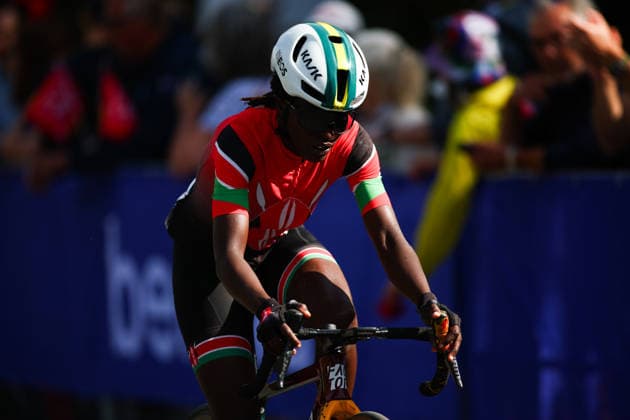 2026 UCI Road World Championships Picture by Vaughn Ridley SWpix.com - 26 09 2026 - Cycling - 2026 UCI Road World Championships - MontrÃ al, Canada - Women Elite Road Race - Kenya Copyright: x xSWpix.comx(t axPhotographyxHubxLtd)xVaughnxRidley SWpix.comx SWP-3521-4048