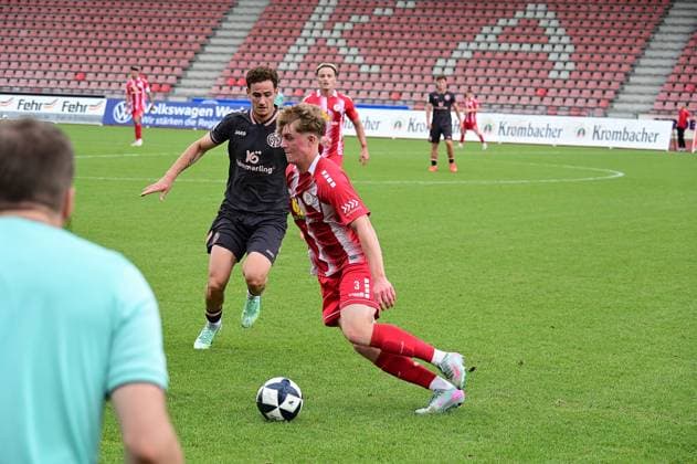 September 26, 2026 xkhx Kassel, Auestadion, Regionalliga Southwest, 2026–2027 Season, KSV Hessen Kassel vs. FSV Mainz 05 II, o Moreno and Y Fell, FSV Mainz 05 II vs. Joshua Kopf 3, Hessen Kassel