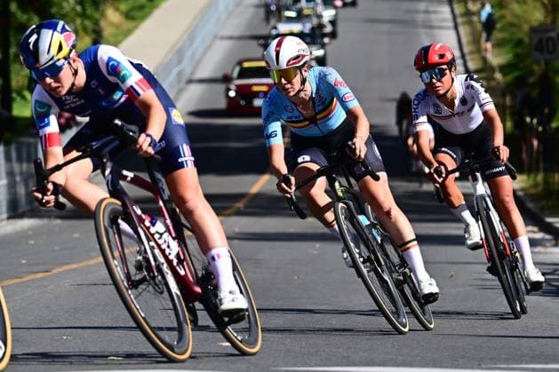 UCI 2026 Road World Championship, WM, Weltmeisterschaft Montreal 26 09 2026 MONTREAL, CANADA - SEPTEMBER 26 : Tas Sandrine (BEL) during the Women Elite cycling road race of the 2026 UCI Road World Championships 93th edition an UCI World Championships cycling race of 180.1 km with start in Montreal and finish in Montreal on September 26, 2026 in Montreal, Canada, 26 09 2026 Montreal Canada  Copyright: xPeterxDexVoechtx