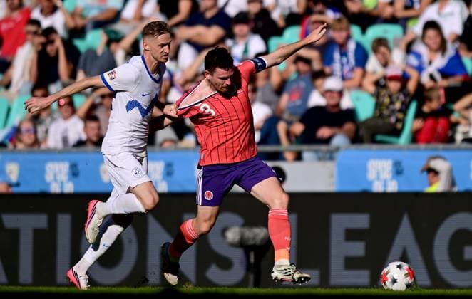 Andy Robertson of Scotland Slovenia v Scotland, UEFA Nations League, Football, Stadion Stozice, Ljubljana, Slovenia - 26 Sep 2026Ljubljana Stadion Stozice Australia  Copyright: xNikolaxKrstic Shutterstockx 17170707cs