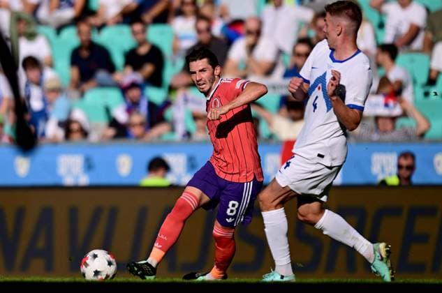 Billy Gilmour of Scotland Slovenia v Scotland, UEFA Nations League, Football, Stadion Stozice, Ljubljana, Slovenia - 26 Sep 2026Ljubljana Stadion Stozice Australia  Copyright: xNikolaxKrstic Shutterstockx 17170707cl