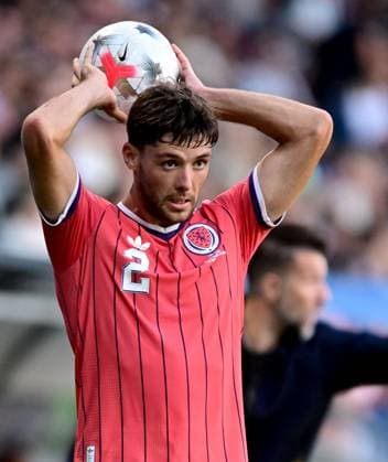 Aaron Hickey of Scotland Slovenia v Scotland, UEFA Nations League, Football, Stadion Stozice, Ljubljana, Slovenia - 26 Sep 2026Ljubljana Stadion Stozice Australia  Copyright: xNikolaxKrstic Shutterstockx 17170707cm