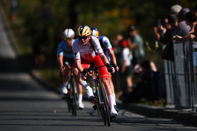 2026 UCI Road World Championships Picture by Vaughn Ridley SWpix.com - 26 09 2026 - Cycling - 2026 UCI Road World Championships - MontrÃ al, Canada - Women Elite Road Race - Poland Copyright: x xSWpix.comx(t axPhotographyxHubxLtd)xVaughnxRidley SWpix.comx SWP-3521-4085