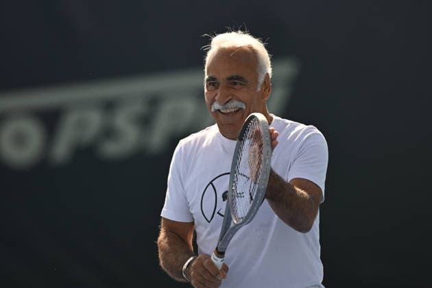 Ankara Open WTA, Tennis Damen 125 Tennis Tournament ANKARA, TURKIYE - SEPTEMBER 26: Former professional tennis player Mansour Bahrami, also known as the King of Trick Shots, takes part in an exhibition match during the Turk Telekom Ankara Open WTA 125 tennis tournament in Ankara, Turkiye, on September 26, 2026. Harun Ozalp Anadolu Ankara Turkey. Editorial use only. Please get in touch for any other usage.  Copyright: x2026xAnadoluxHarunxOzalpx