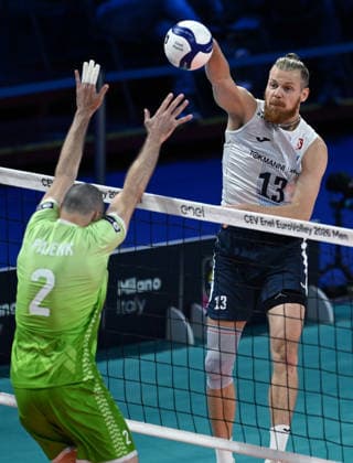 Db Milano 26 09 2026 - Campionato Europeo Pallavolo maschile Finlandia-Slovenia foto Daniele Buffa Image nella foto: Joonas Jokela 