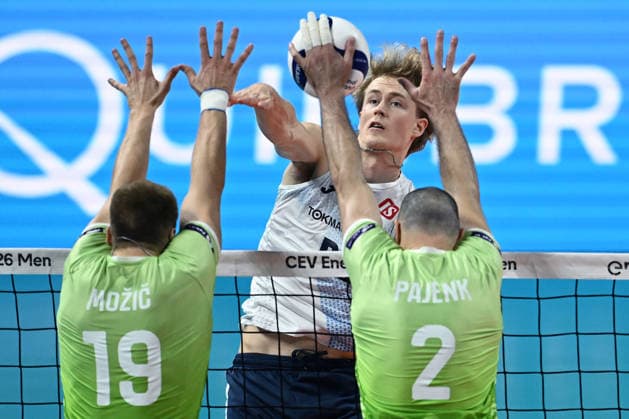 Db Milano 26 09 2026 - Campionato Europeo Pallavolo maschile Finlandia-Slovenia foto Daniele Buffa Image nella foto: Veikka Lindqvist 