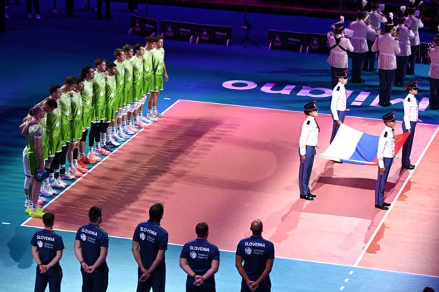 Db Milano 26 09 2026 - Campionato Europeo Pallavolo maschile Finlandia-Slovenia foto Daniele Buffa Image nella foto: Slovenia 