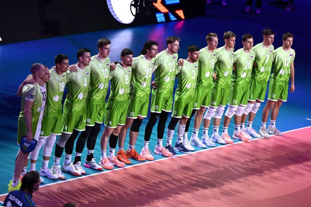 Db Milano 26 09 2026 - Campionato Europeo Pallavolo maschile Finlandia-Slovenia foto Daniele Buffa Image nella foto: Slovenia 