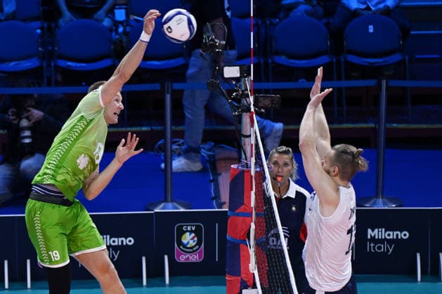 Db Milano 26 09 2026 - Campionato Europeo Pallavolo maschile Finlandia-Slovenia foto Daniele Buffa Image nella foto: Rok Mozic 