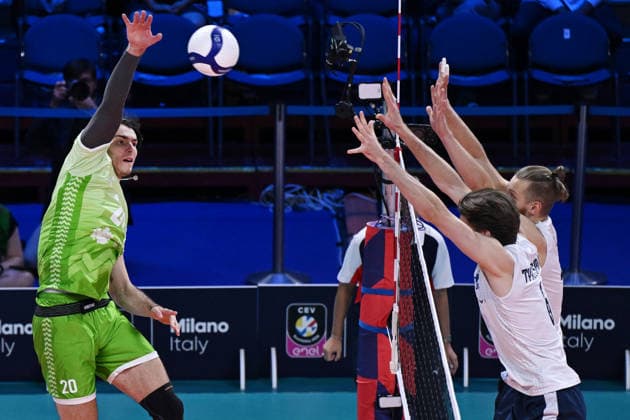 Db Milano 26 09 2026 - Campionato Europeo Pallavolo maschile Finlandia-Slovenia foto Daniele Buffa Image nella foto: Nik Mujanovic 