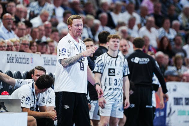 Borge Lund, THW Kiel, Coach (GER), THW Kiel vs. SG Flensburg Handewitt, Handball, 1st Bundesliga, Matchday 6, 2026–2027 Season, September 26, 2026 GER, THW Kiel vs. SG Flensburg Handewitt, Handball, 1st Bundesliga, Matchday 6, 2026–2027 Season, September 26, 2026 Kiel Copyright: xEibner-Pressefoto MarcelxvonxFehrnx EP_MFN