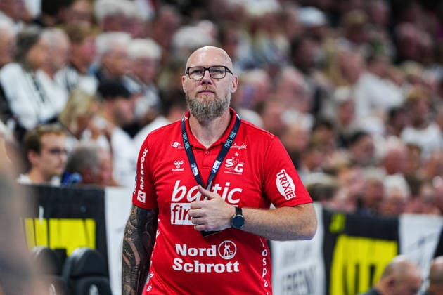 Ales Pajovic, SG Flensburg Handewitt, Coach (GER), THW Kiel vs. SG Flensburg Handewitt, Handball, 1st Bundesliga, Matchday 6, 2026–2027 Season, September 26, 2026 GER, THW Kiel vs. SG Flensburg Handewitt, Handball, 1st Bundesliga, Matchday 6, 2026–2027 Season, September 26, 2026 Kiel Copyright: xEibner-Pressefoto MarcelxvonxFehrnx EP_MFN