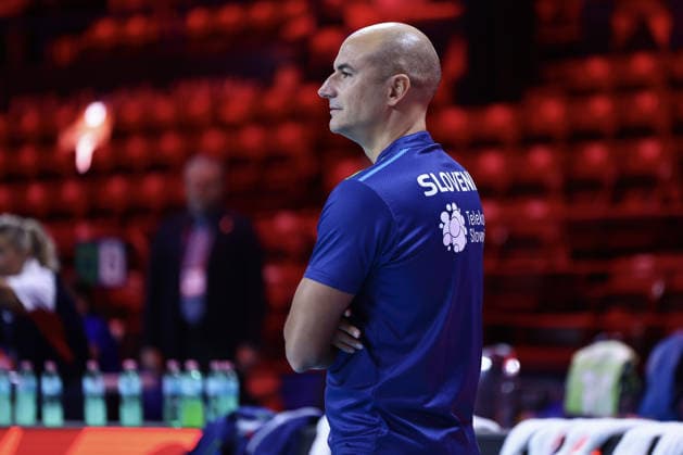 IPA89001461 - Head Coach Fabio Soli (Slovenia) during the bronze medal match of the CEV Enel EuroVolley 2026 between Slovenia and Finland at the Unipol Forum in Milan, Italy, on September 26, 2026, during EuroVolley 2026 - Bronze Medal Match - Finland vs. Slovenia, CEV EuroVolley Men s match in Assago (MI), Italy, September 26, 2026  Copyright: xValerioxOrigo IPAxSportx xx IPA89001461