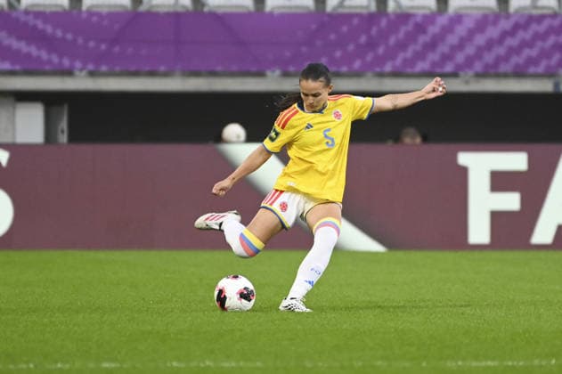 IPA89001737 - Maria Torres (COL) during the third-place match between Italy and Colombia at the FIFA U-20 Women s World Cup in Lodz, Poland, on September 26, 2026  Copyright: xMichalxDubiel IPAxSportx xx IPA89001737