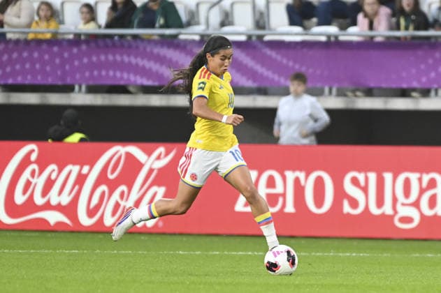 IPA89001738 - Mariana Silva (COL) during the third-place match of the FIFA U-20 Women s World Cup between Italy and Colombia, held in Lodz, Poland, on September 26, 2026  Copyright: xMichalxDubiel IPAxSportx xx IPA89001738