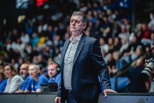 September 26, 2026, xhfmx, easyCredit BBL Bundesliga Basketball, Frankfurt Skyliners, Rasta Vechta, Klaus Perwas, Head Coach of the Frankfurt Skyliners, Frankfurt am Main