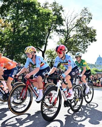 UCI 2026 Road World Championship, WM, Weltmeisterschaft Montreal 26 09 2026 MONTREAL, CANADA - SEPTEMBER 26 : Kopecky Lotte (BEL) and Vanpachtenbeke Margot (BEL) during the Women Elite cycling road race of the 2026 UCI Road World Championships 93th edition an UCI World Championships cycling race of 180.1 km with start in Montreal and finish in Montreal on September 26, 2026 in Montreal, Canada, 26 09 2026 Montreal Canada  Copyright: xPeterxDexVoechtx