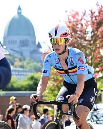 UCI 2026 Road World Championship, WM, Weltmeisterschaft Montreal 26 09 2026 MONTREAL, CANADA - SEPTEMBER 26 : Tas Sandrine (BEL) during the Women Elite cycling road race of the 2026 UCI Road World Championships 93th edition an UCI World Championships cycling race of 180.1 km with start in Montreal and finish in Montreal on September 26, 2026 in Montreal, Canada, 26 09 2026 Montreal Canada  Copyright: xPeterxDexVoechtx