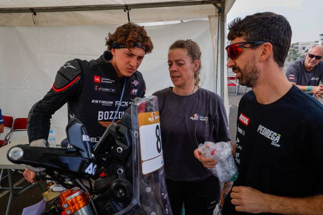 W2RC - RALLYE DU MAROC 2026 BOZZO Bruno (esp), PedregÃ Racing Team, KTM 450 Rally Factory Replica, FIM W2RC, Rally 2 J, portrait during the Scrutineering of the Rallye du Maroc 2026, 4th round of the 2026 WR2C Championship from September 26 to 27, 2026 in Agadir, Morocco - AgadirMorocco  Copyright: xPauloxMariax