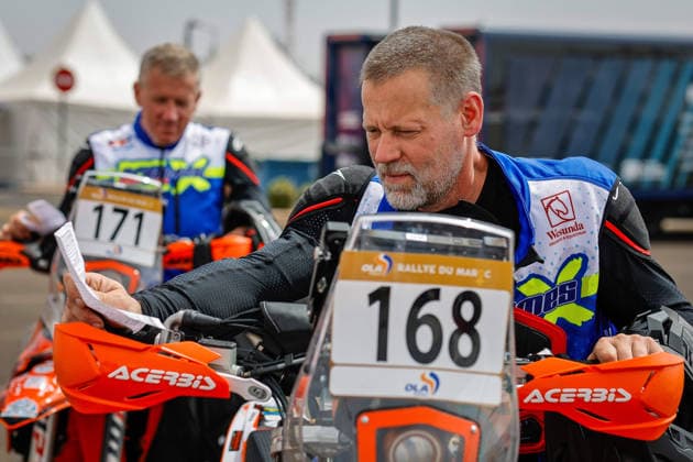 W2RC - RALLYE DU MAROC 2026 KUKKONEN Atte (fin), Arctic Foxes, KTM EXC 450, FIM W2RC, Rally 3, portrait during the Scrutineering of the Rallye du Maroc 2026, 4th round of the 2026 WR2C Championship from September 26 to 27, 2026 in Agadir, Morocco - AgadirMorocco Copyright: xPauloxMariax