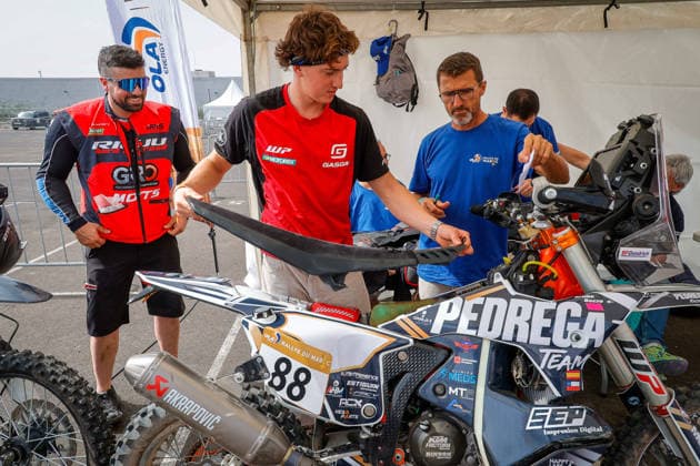 W2RC - RALLYE DU MAROC 2026 88 BOZZO Bruno (esp), PedregÃ Racing Team, KTM 450 Rally Factory Replica, FIM W2RC, Rally 2 J, action during the Scrutineering of the Rallye du Maroc 2026, 4th round of the 2026 WR2C Championship from September 26 to 27, 2026 in Agadir, Morocco - AgadirMorocco  Copyright: xPauloxMariax