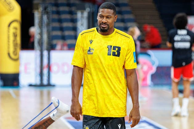 Yorman Polas Bartolo, MHP Riesen Ludwigsburg, 13, single image, single photo, portrait, warm-up, before the game, BMA365 Bamberg Baskets vs. MHP RIESEN Ludwigsburg, basketball, easyCredit BBL, Matchday 3, September 26, 2026, BMA365 Bamberg Baskets vs. MHP RIESEN Ludwigsburg, Basketball, easyCredit BBL, Matchday 3, September 26, 2026, Bamberg Copyright: xEibner-Pressefoto G.xSantemizx EP_EER
