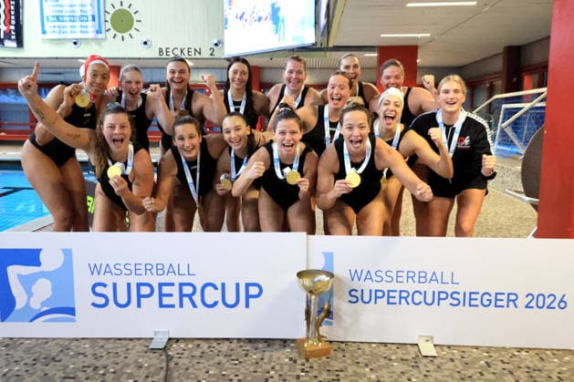 September 26, 2026, GER DEU, Germany, Women s Water Polo Super Cup, Spandau 04 vs. BW Bochum, 2026 Super Cup Champion: Spandau 04, nordphoto GmbH, Engler Berlin, Schöneberg Swimming Pool, Berlin, Germany Copyright: xNordphotox xEnglerx