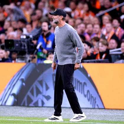 KLOPP Juergen, Head Coach of Team Germany, UEFA Nations League 2026–2027, Netherlands vs. Germany 1–1 on September 24, 2026, in Amsterdam. DFL regulations prohibit any use of photographs as image sequences and or quasi-video. Copyright: xLacixPerenyix