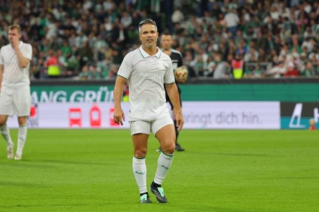 September 26, 2026, Soccer, FBL Men, Friendly Match, 100 Years of Weserstadion, Werder Legends 2026 Showdown, Werder Legends vs. Real Madrid Leyendas, Halftime 2–2, Diego, Werder Legends, Photo by nordphoto GmbH, Tauchnitz, Bremen, Weserstadion, Bremen, Germany Copyright: xnordphotoxGmbHx xTauchnitzx