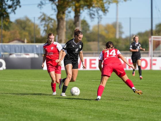 Annika Wohner, FC Carl Zeiss Jena, 18 on the ball, SV Eutingen vs. FC Carl Zeiss Jena, soccer, Women’s DFB Cup, 2026–2027, September 26, 2026, SV Eutingen vs. FC Carl Zeiss Jena, Soccer, Women’s DFB Cup, 2026–2027, September 26, 2026, Eutingen im Gäu Copyright: xEibner-Pressefoto DanielexLaxRocx EP_DLO