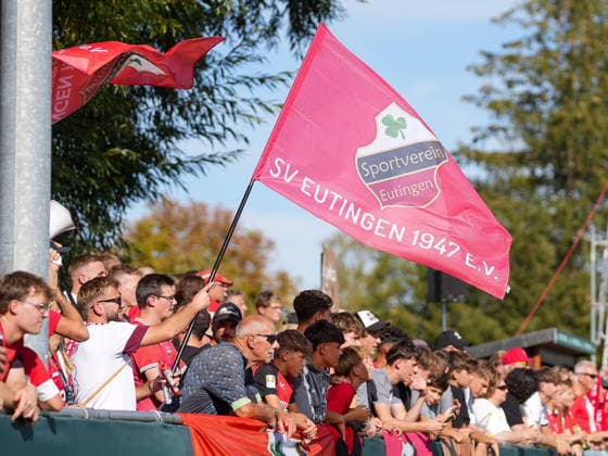 SV Eutingen Fans, SV Eutingen vs. FC Carl Zeiss Jena, Soccer, Women s DFB Cup, 2026–2027, September 26, 2026, SV Eutingen vs. FC Carl Zeiss Jena, Soccer, Women’s DFB Cup, 2026–2027, September 26, 2026, Eutingen im Gäu Copyright: xEibner-Pressefoto DanielexLaxRocx EP_DLO