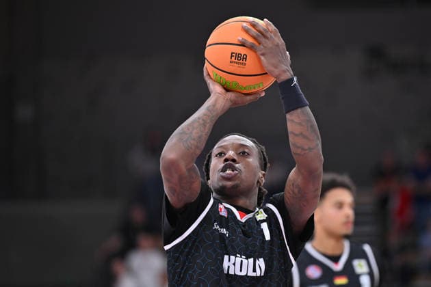 BG Göttingen vs. RheinStars Cologne, September 26, 2026, Göttingen Basketball, Men s 2nd Bundesliga, ProA, BG Göttingen vs. RheinStars Cologne, Sparkassen Arena, Antonio Deshon Williams, RheinStars Cologne vs. Göttingen, Lower Saxony, Germany