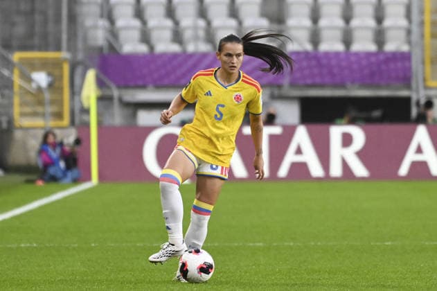 SOCCER - FIFA World Cup, WM, Weltmeisterschaft, Fussball - U-20 Women s - Italy vs. Colombia Photo by IPA ABACAPRESS.COM89001751 - Maria Torres (COL) during the third-place match of the FIFA U-20 Women s World Cup between Italy and Colombia, held in Lodz, Poland, on September 26, 2026 Lodz Poland  Copyright: xIPAxSport ABACAx