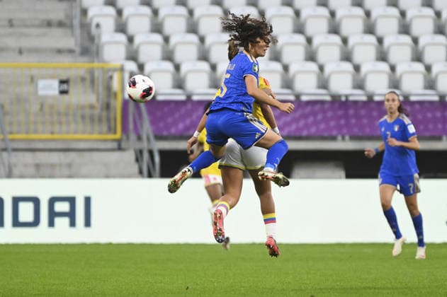 SOCCER - FIFA World Cup, WM, Weltmeisterschaft, Fussball - U-20 Women s - Italy vs. Colombia Photo by IPA ABACAPRESS.COM89001742 - Azzurra Gallo (ITA) during the third-place match of the FIFA U-20 Women s World Cup between Italy and Colombia, in Lodz, Poland, on September 26, 2026 Lodz Poland  Copyright: xIPAxSport ABACAx