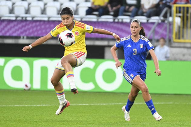 SOCCER - FIFA World Cup, WM, Weltmeisterschaft, Fussball - U-20 Women s - Italy vs. Colombia Photo by IPA ABACAPRESS.COM89001735 - during the FIFA U-20 Women s World Cup third-place match between Italy and Colombia, in Lodz, Poland, on September 26, 2026 Lodz Poland  Copyright: xIPAxSport ABACAx