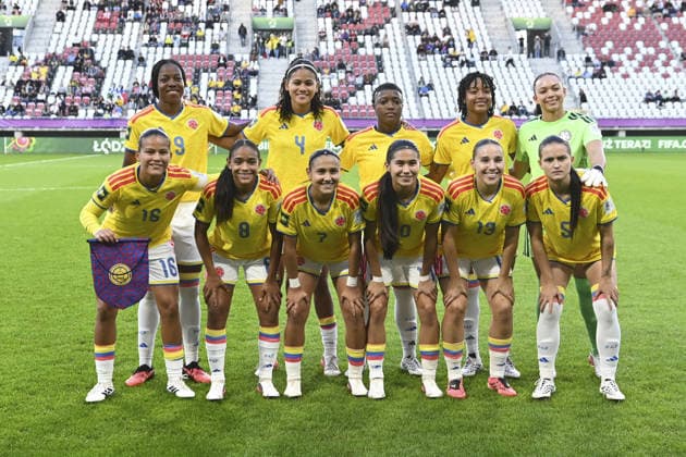 SOCCER - FIFA World Cup, WM, Weltmeisterschaft, Fussball - U-20 Women s - Italy vs. Colombia Photo by IPA ABACAPRESS.COM89001736 - The Colombian team during the third-place match of the FIFA U-20 Women s World Cup between Italy and Colombia, in Lodz, Poland, on September 26, 2026 Lodz Poland  Copyright: xIPAxSport ABACAx