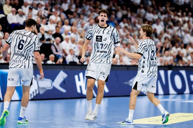 Kiel, September 26, 2026; Handball, 2026–27 Bundesliga 1, THW Kiel vs. SG Flensburg-Handewitt; Julian Köster, THW Kiel, 7