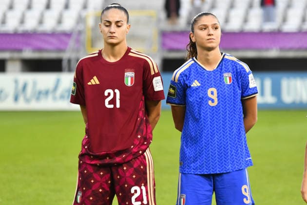 IPA89003281 - Gabriella Langella (ITA) and Rosana Ventriglia (ITA) during the third-place match of the FIFA U-20 Women s World Cup between Italy and Colombia, held in ?ód?, Poland, on September 26, 2026  Copyright: xMichalxDubiel IPAxSportx xx IPA89003281