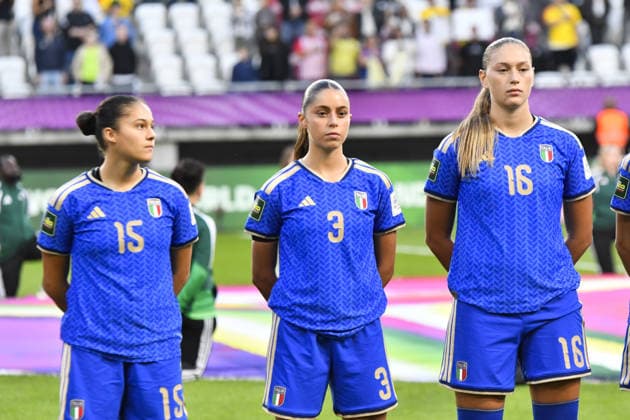 IPA89003283 - Emma Lombardi (ITA), Caterina Venturelli (ITA), and Martina Bressan (ITA) during the third-place match of the FIFA U-20 Women s World Cup between Italy and Colombia, held in Lodz, Poland, on September 26, 2026  Copyright: xMichalxDubiel IPAxSportx xx IPA89003283